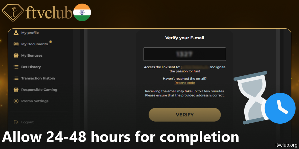 Allow 24-48 hours for payment completion on FTVClub