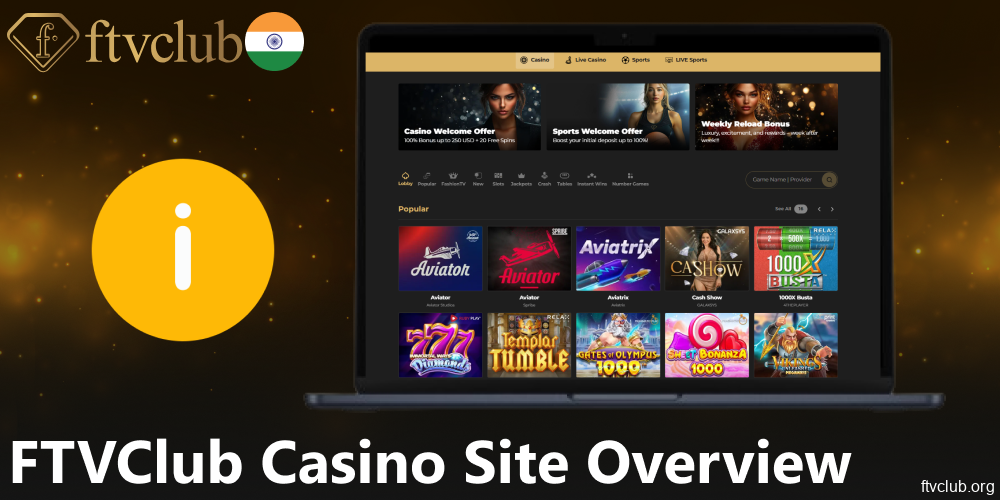 Main information about FTVClub caisno and its features