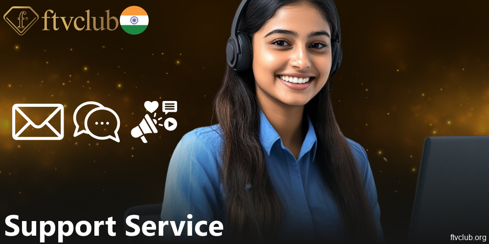 FTVClub customer support services for players from India